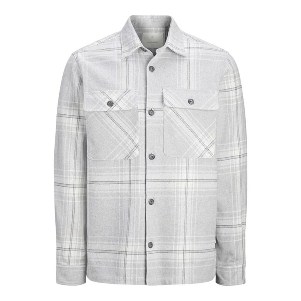 Jack And Jones Mens Raymond Shacket / Grey Melange